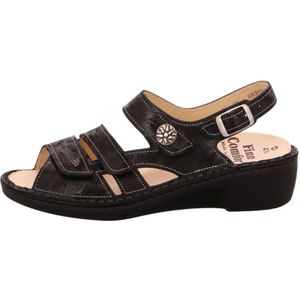 Finn Comfort, Dames, Schoenen, Zwart, Maat: 36 1/2 EU Leer,