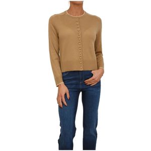 Nenette, Dames, Truien, Bruin, Maat: XS Wol,