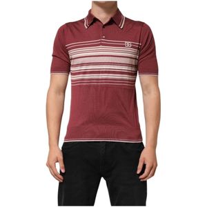 Dolce & Gabbana, Heren, Tops, Bruin, Maat: S Katoen,