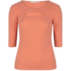 Esqualo, Dames, Tops, Beige, Maat: XS