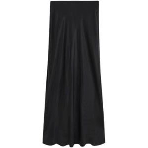 By Malene Birger, Dames, Rokken, Zwart, Maat: M Leer,