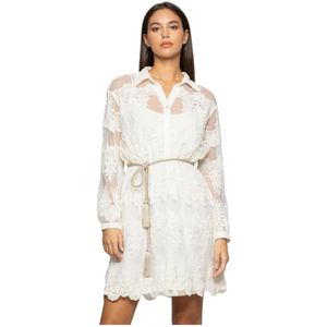 Kocca, Dames, Jurken, Wit, Maat: S