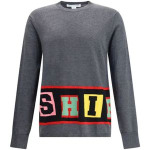 Comme des Garçons, Heren, Truien, Grijs, Maat: L Wol,