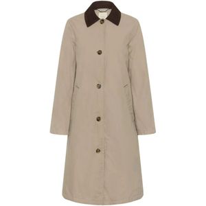 Part Two, Dames, Mantels, Beige, Maat: S Katoen,