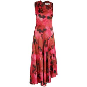 Victoria Beckham, Dames, Jurken, Rood, Maat: S Zijde,