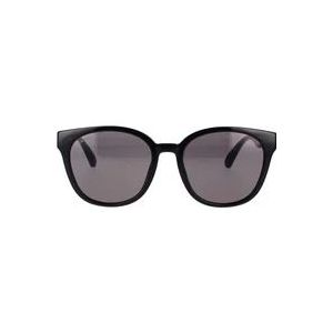 Gucci Iconische vierkante zonnebril Gg0855Sk 002 , Black , Dames , Maat: 56 MM