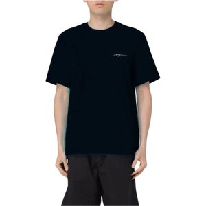 Msgm, Heren, Tops, Blauw, Maat: XS Katoen,