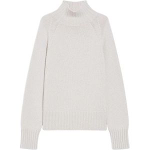 Max Mara, Dames, Truien, Beige, Maat: L Wol,