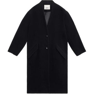 Marant étoile, Dames, Mantels, Zwart, Maat: XS