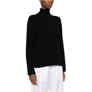 Jil Sander, Dames, Truien, Zwart, Maat: XS Kasjmier,