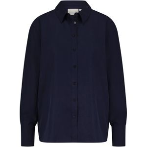 Fabienne Chapot, Dames, Blouses & Shirts, Blauw, Maat: S Linnen,