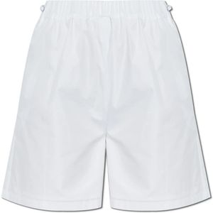 Max Mara, Dames, Korte broeken, Wit, Maat: 3XS Katoen,