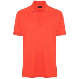 Paul & Shark, Heren, Tops, Oranje, Maat: L Katoen,