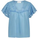 Fabienne Chapot, Dames, Blouses & Shirts, Blauw, Maat: XS Katoen,