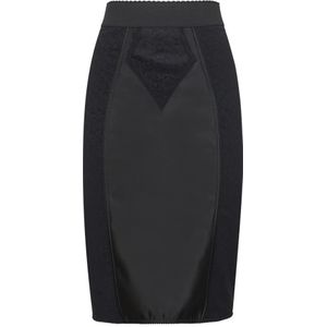 Dolce & Gabbana, Dames, Rokken, Zwart, Maat: XS Polyamide,