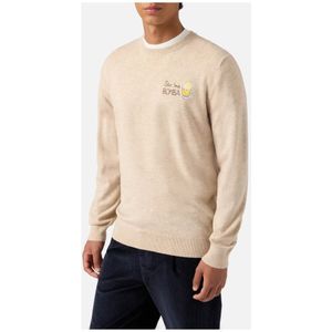 MC2 Saint Barth, Heren, Truien, Beige, Maat: M