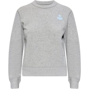 Marant étoile, Dames, Sweatshirts & Hoodies, Grijs, Maat: XS Katoen,