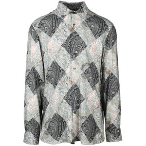 Etro, Heren, Overhemden, Veelkleurig, Maat: XL Viscose,