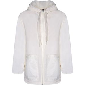 Moncler, Dames, Jassen, Wit, Maat: L Polyamide,