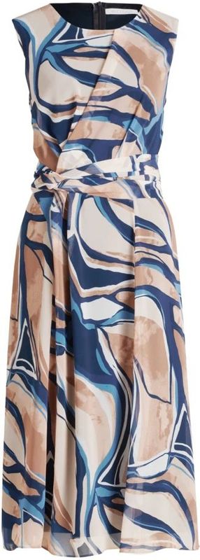 Betty & Co - Mouwloze Chiffonjurk - Veelkleurig - Dames