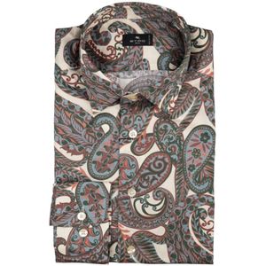 Etro, Heren, Overhemden, Veelkleurig, Maat: 3XL Katoen,