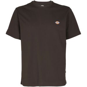 Dickies, Heren, Tops, Bruin, Maat: XS Katoen,