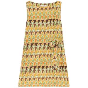 Maliparmi, Dames, Tops, Geel, Maat: S Viscose,