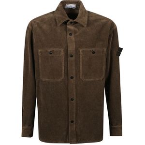 Stone Island, Heren, Jassen, Groen, Maat: S