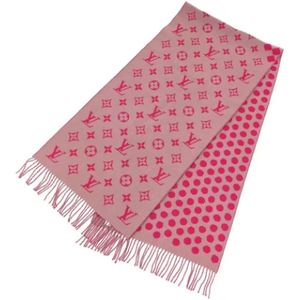 Louis Vuitton Vintage, Dames, Pre-owned, Roze, Maat: ONE Size Wol,