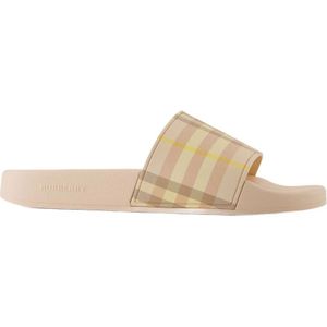 Burberry, Dames, Schoenen, Beige, Maat: 35 EU Synthetisch,