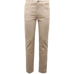 Dolce & Gabbana, Heren, Broeken, Beige, Maat: XS Denim,
