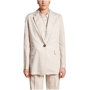 Mason's, Dames, Jassen, Wit, Maat: 2XS Katoen,