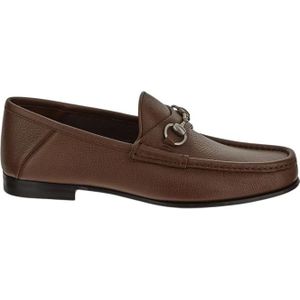 Gucci, Heren, Schoenen, Bruin, Maat: 43 EU Leer,