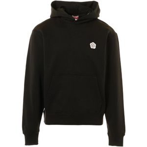 Kenzo, Heren, Sweatshirts & Hoodies, Zwart, Maat: S