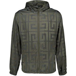 Givenchy, Heren, Jassen, Groen, Maat: S Polyamide,