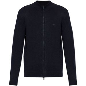 Emporio Armani, Heren, Truien, Blauw, Maat: XL Kasjmier,