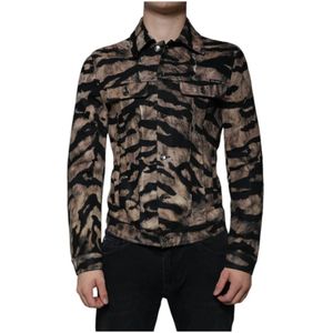 Dolce & Gabbana, Heren, Jassen, Veelkleurig, Maat: M Katoen,
