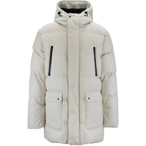 Herno, Heren, Jassen, Wit, Maat: XL Poliester,