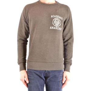 Dondup, Heren, Sweatshirts & Hoodies, Bruin, Maat: S Katoen,