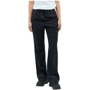 Moncler, Dames, Broeken, Blauw, Maat: XS Wol,