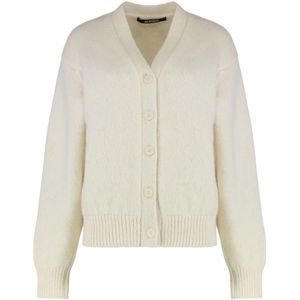 Jacquemus, Dames, Truien, Beige, Maat: M Wol,