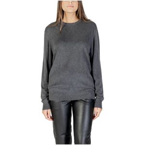 Guess, Heren, Truien, Grijs, Maat: S Wol,