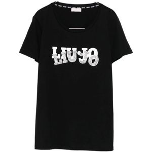 Liu Jo Shirt  zwart / zilver / wit