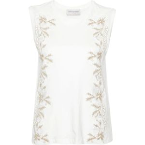 Ermanno Scervino, Dames, Tops, Wit, Maat: 2XS