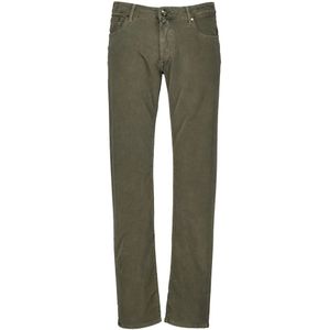 Hand Picked, Heren, Jeans, Groen, Maat: W31