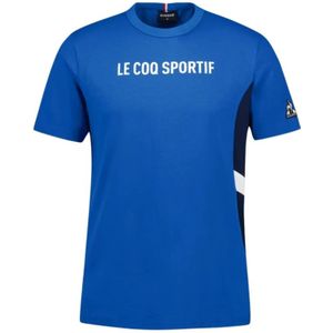 le coq sportif, Heren, Tops, Blauw, Maat: L