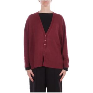 Manila Grace, Dames, Truien, Rood, Maat: XS Viscose,