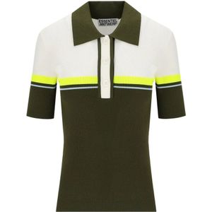 Essentiel Antwerp, Dames, Tops, Groen, Maat: M Viscose,