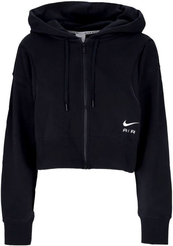 Nike - Air Fleece Zip Hoodie - Dames - Zwart - Katoen