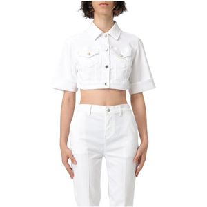 Liu Jo, Dames, Jassen, Wit, Maat: XS Denim,